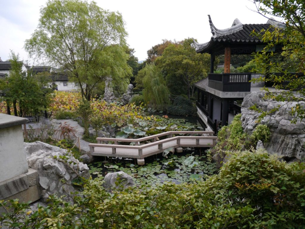 Suzhou Alte Garten Kanale Und Viel Leckeres Essen Ina In China